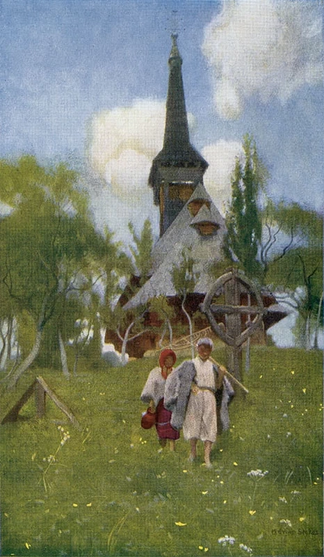 Adrian Scott Stokes - La Chiesa rumena a Desze